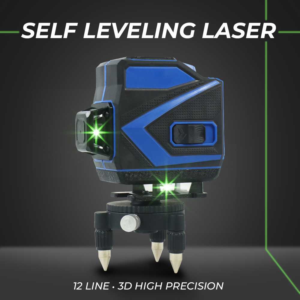 (BISA COD) FTIHSHP LD Mesin Self Leveling 12 Line Laser 3D High precision - LD-312