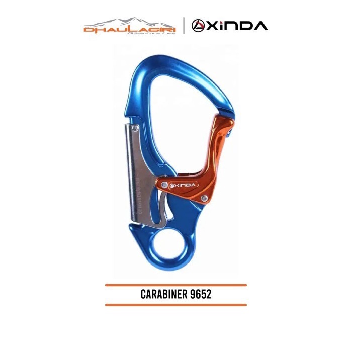 Carabiner 30KN XINDA Q-9652 Double Action Locking Safety Lanyard