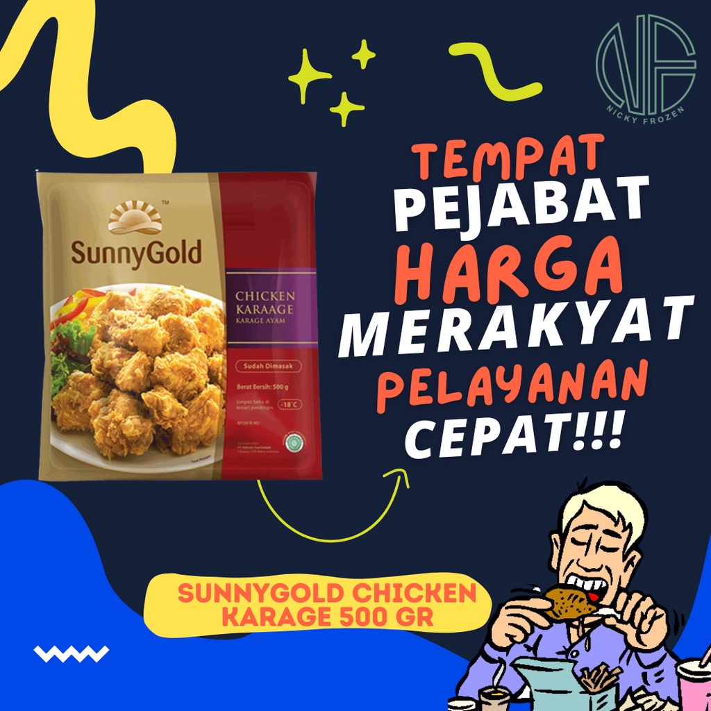 

SUNNYGOLD CHICKEN KARAGE 500gr