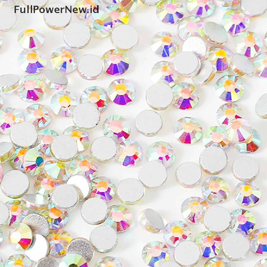 Power 1440Pcs Batu Nail Art Kristal Flatback Berlian Imitasi Untuk Nail Art DIY Manicure ID