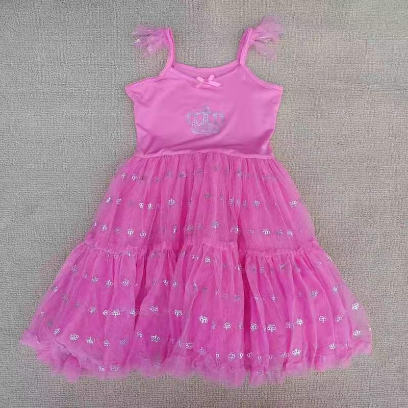 dress tutu anak princess cantik lucu fashion tali pesta fluffy dress gaun perempuan