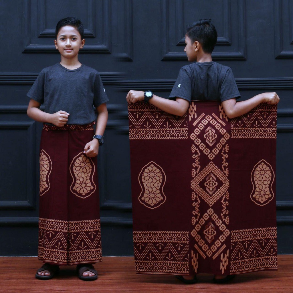 Batikid - Sarung Batik Katun Kekinian Anak SD - Terompah Series