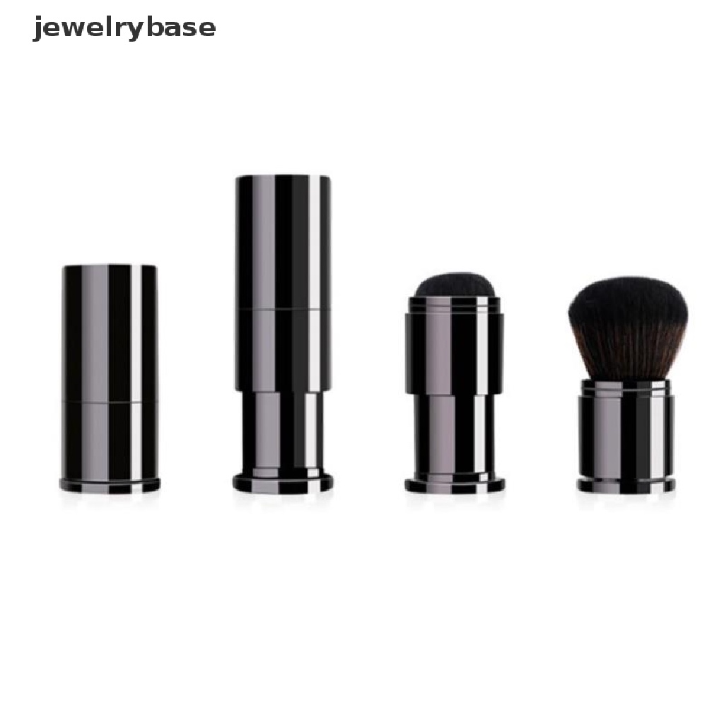 [jewelrybase] Kuas Makeup Yang Dapat Ditarik Satu Kuas Bedak Besar Blush Dengan Tutup Full Set Make Up Butik