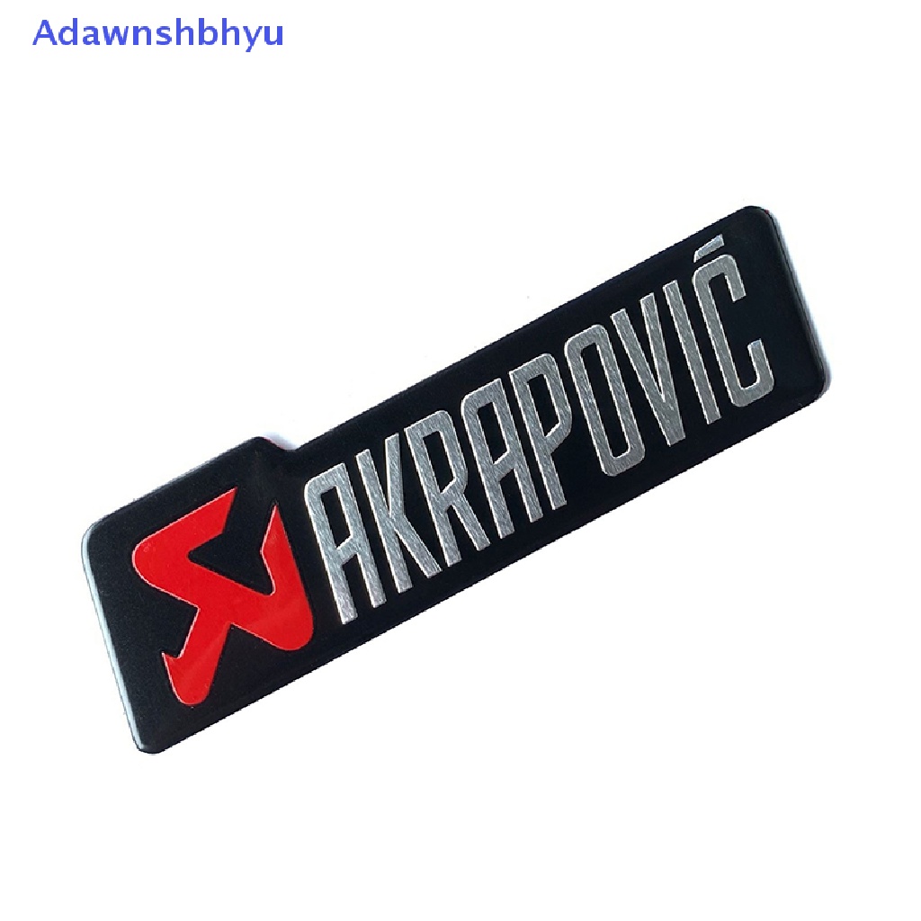 Adhyu Scorpio Pipa Knalpot Decals Tahan Suhu Tinggi Logam Aluminium Stiker Tahan Air Kepribadian Dekorasi Motor Modifikasi Aksesoris Stiker ID