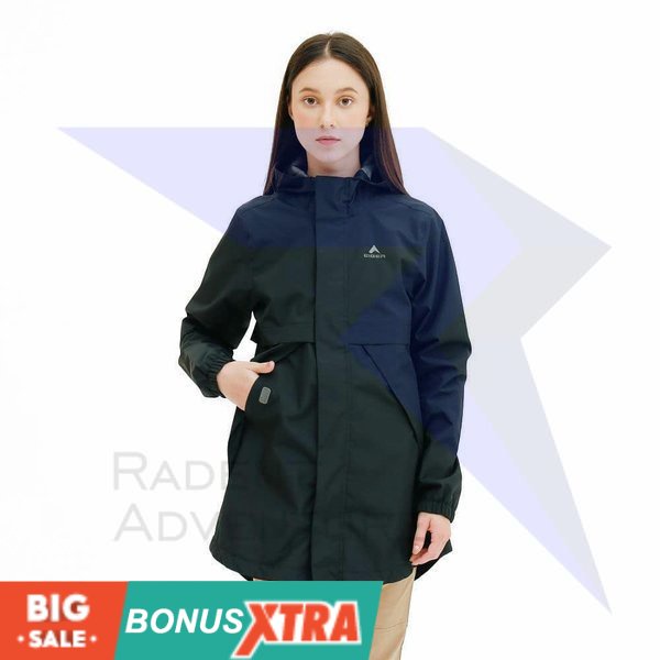 Jaket Cewek EIGER1989 X-CITY ROAMER PARKA 20 Jacket Hitam 91000 5919 Original MURAH AWET KECE BANDUN