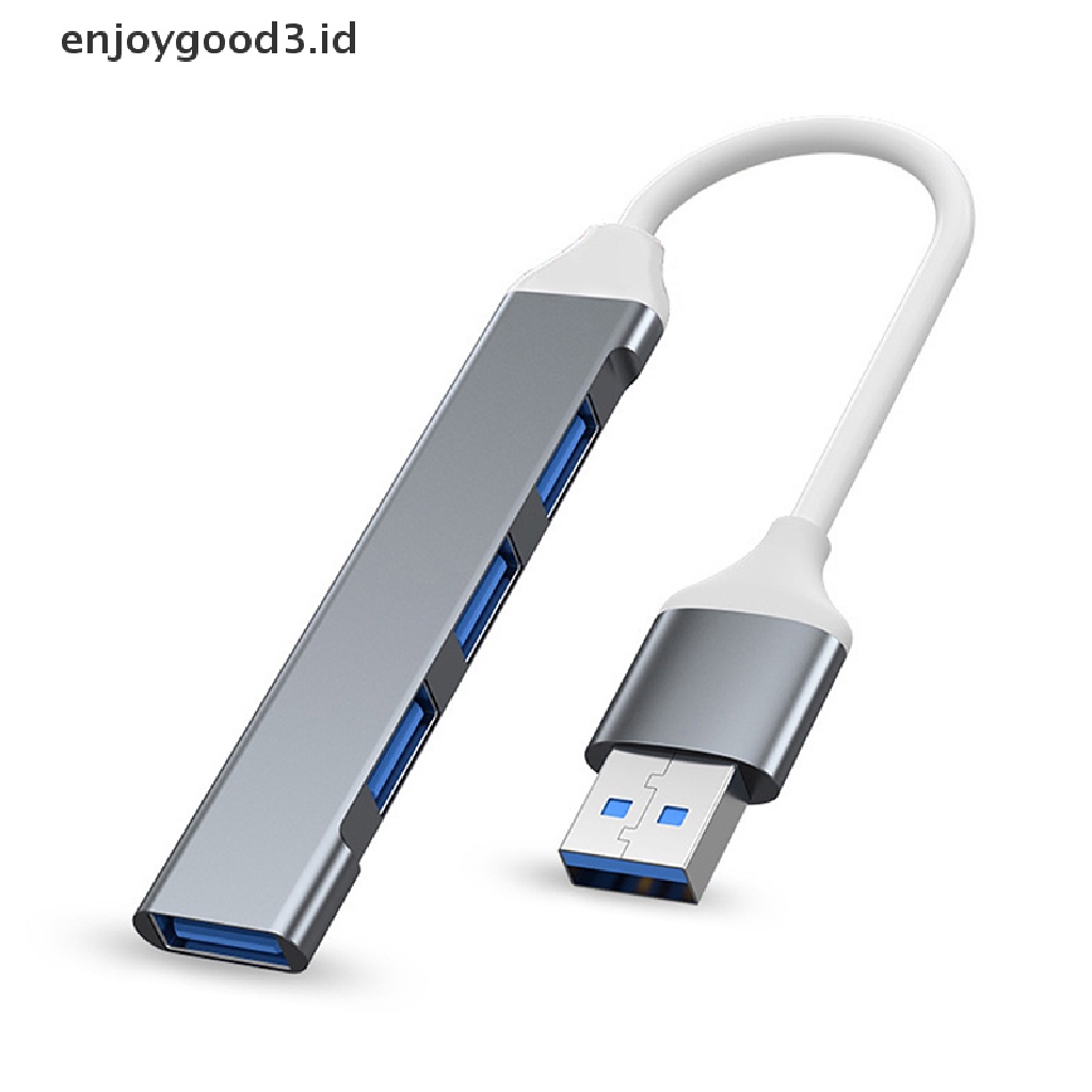 [Rready Stock] USB 3.0 hub extender set splitter USB high-speed laptop dock hub multi-Fungsi Satu drag Empat Untuk Aksesoris Komputer PC (ID)