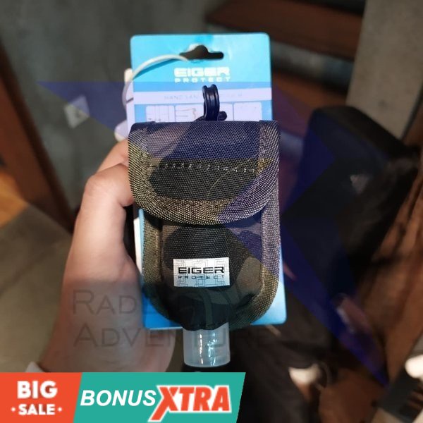 Case EIGER1989 X Clip Holder Hand Sanitizer Pouch Cam 91000 6142 Original MURAH KEREN AWET