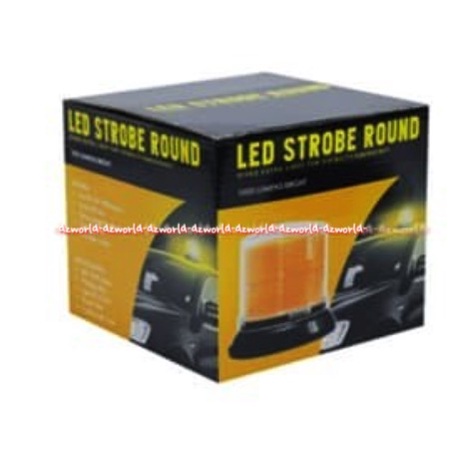 LED Stobe Round Lampu Sirine Emergency Mobil Lampu Peringatan Darurat  Pada Kendaraan Lampu Serine Emergeni Light Lamp