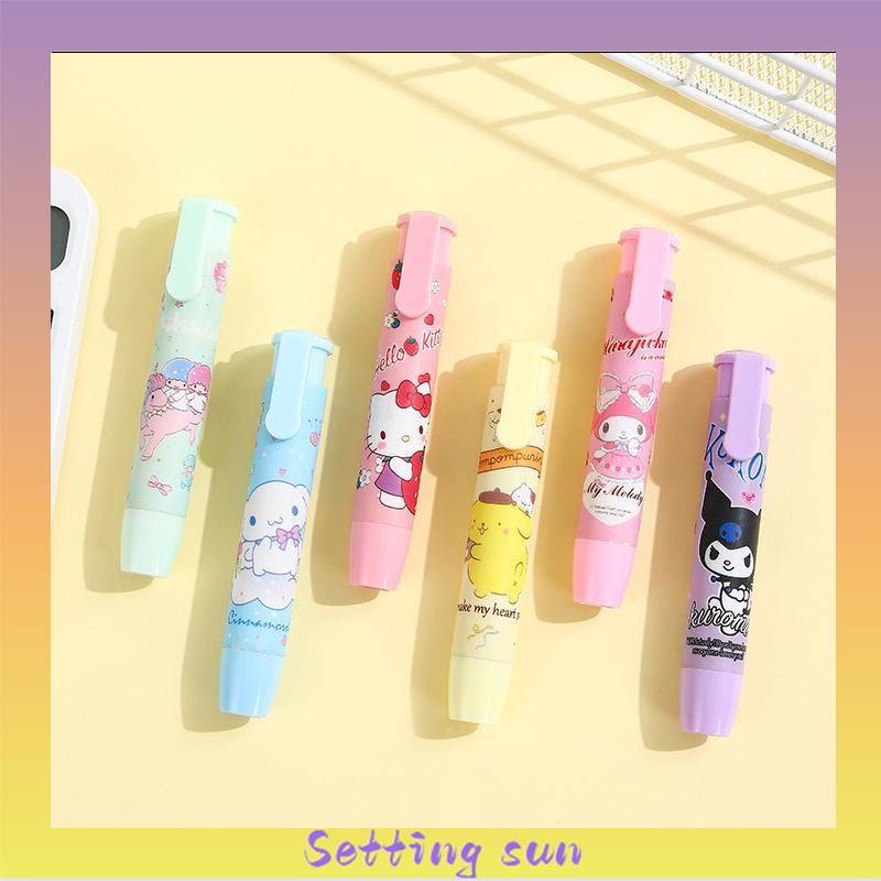 Eraser Cartoon Press Pen Modeling Koreksi Karet Alat Tulis Sekolah TN