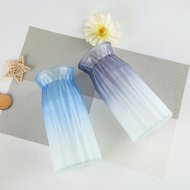 Vas Bunga Kaca Besar / Pot Bunga Plastik Vas Diamond Pajangan Hias Dekorasi Rumah