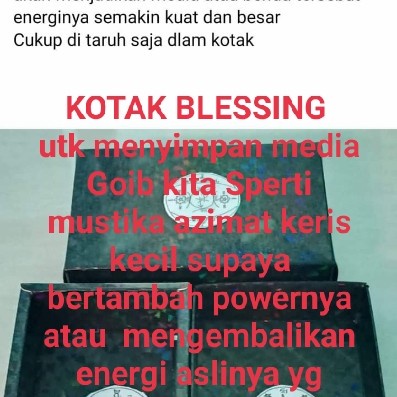 

⭐BISA COD⭐ KOTAK BLESSING