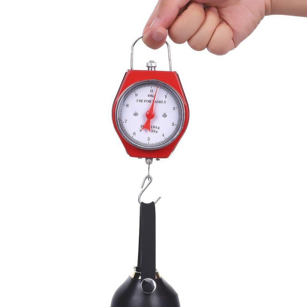 Timbangan Koper Dial Digital Nanas Keseimbangan Berat Presisi Tinggi Handheld Spring Balance Hook Scale