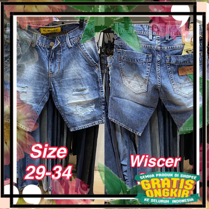 Celana pendek mc wiscer jeans / pendk