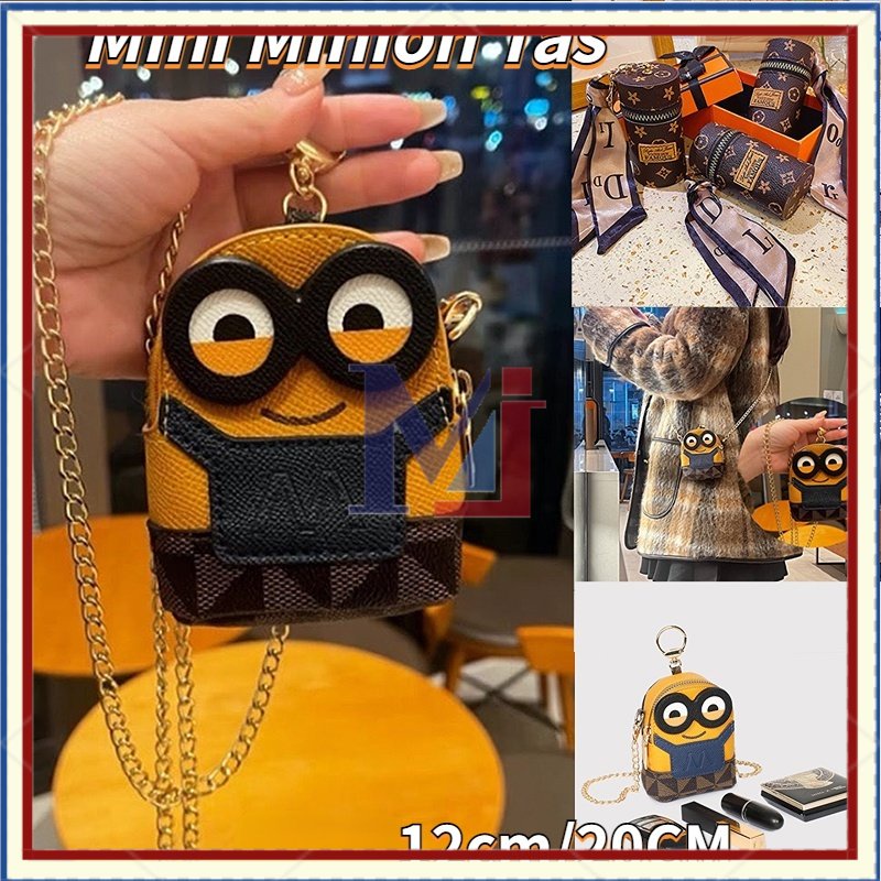 【COD】12/20CM Tas Selempang Mini Minion/Selempang Minion/MinionTas