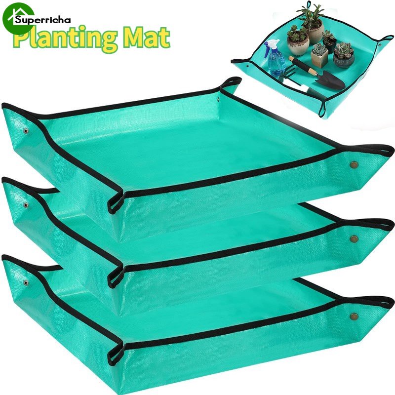 Hot Sale/Alas Tanam 50-100CM/alas Pot Berkebun PE/Reusable Garden Transplanting Pad/Alas Repot Tanaman Tahan Air/Alas Pot Bunga Lipat