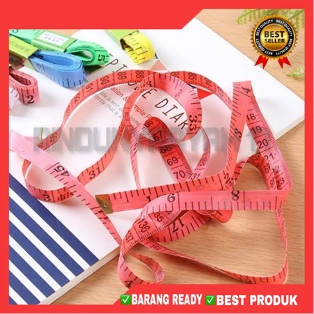 (RA)Meteran Pita 150cm Alat Ukur Kain Tukang Jahit Tailor's Tape Measure 1.5m Alat Pengukur Baju Lingkar Badan Panjang Tinggi Multifungsi