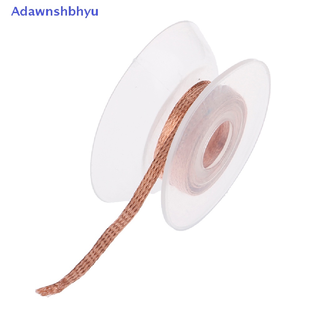 Adhyu 1Pc 2.0mm 2.5mm 3Meter Kawat Las Desoldering Kepang Solder Remover Wick Wires ID