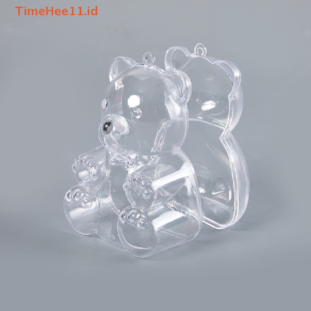 Timehee 5Pcs/Set Bear Gift Box Container Candy Gift Box Kotak Kecil Hadiah Pesta ID