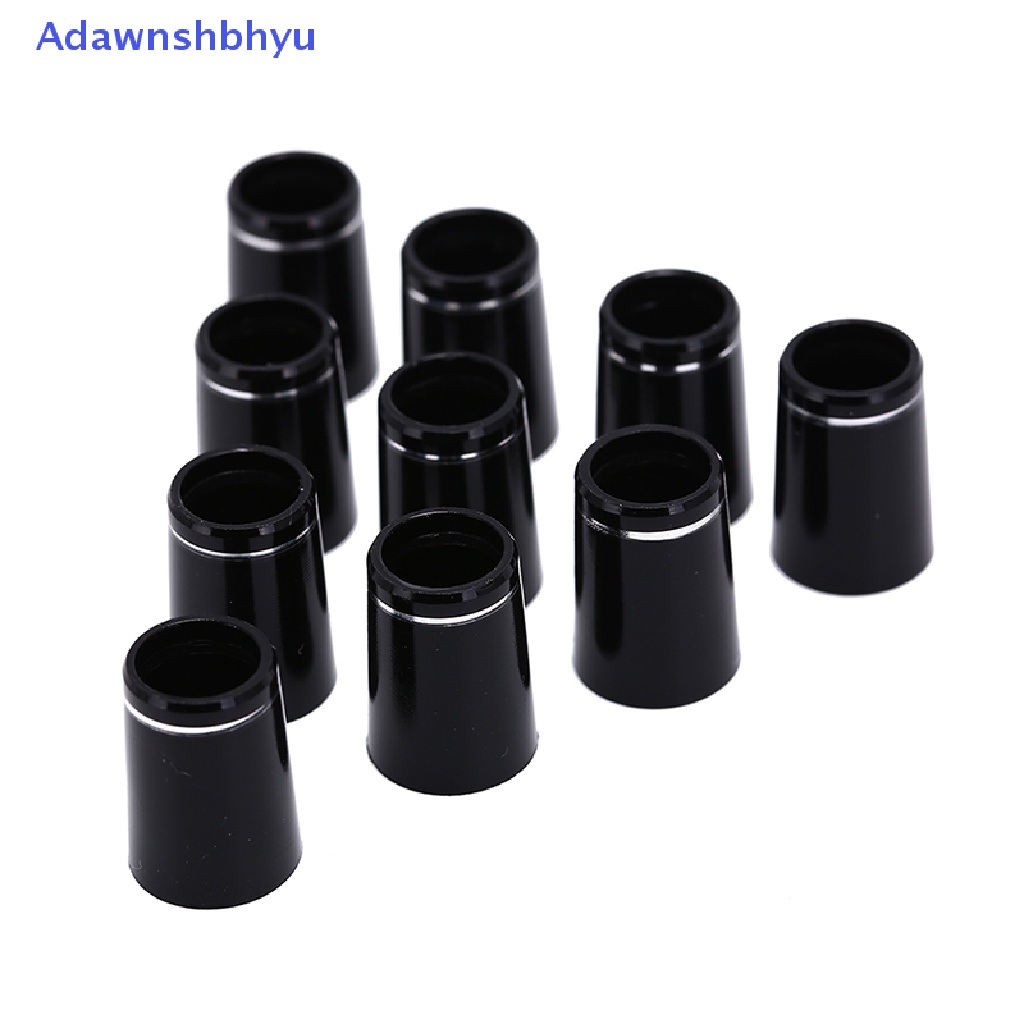 Adhyu 10pcs Ferrules Golf Bahan Plastik Dengan Adaptor Poros Golf Cincin Ganda 9.5 * 19 * 13.4 ID