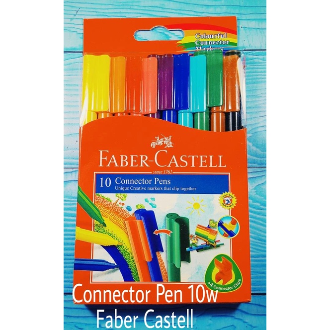 

Faber Castell Connector Pen 10 Fibre-tip Cardboard