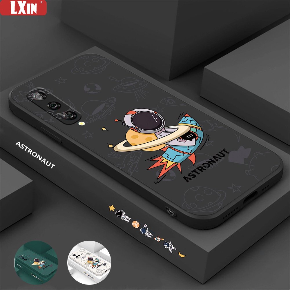 Casing Astronot Huawei P30 Lite Nova 5T Nova 3i Nova 7i Y6P Y7A Y6 Pro Y7 Pro 2019 Y9S Planet Kapal Lembut Silicone Phone Case Cover