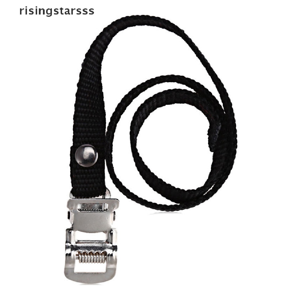 Rsid Span-new 1PC Strap Pedal Tali Kaki Sepeda Bike Strap, Toe Clip Strap, Jelly Hitam