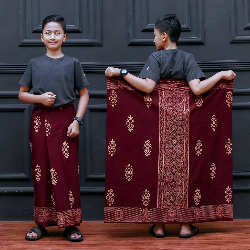 Batikid - Sarung Batik Katun Kekinian Anak SD - Sarang Tawon Series