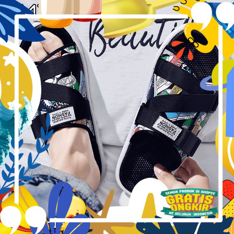 [100% IMPORT ] - SANDAL PRIA / SANDAL SELOP PRIA / SENDAL PRIA / SANDAL PRIA CASUAL / SANDAL GUNUNG 