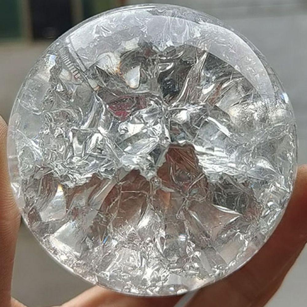 [Elegan] Bola Kristal Transparan Nordic DIY Dekorasi Rumah Kerajinan Tangan Hias Magic Sphere