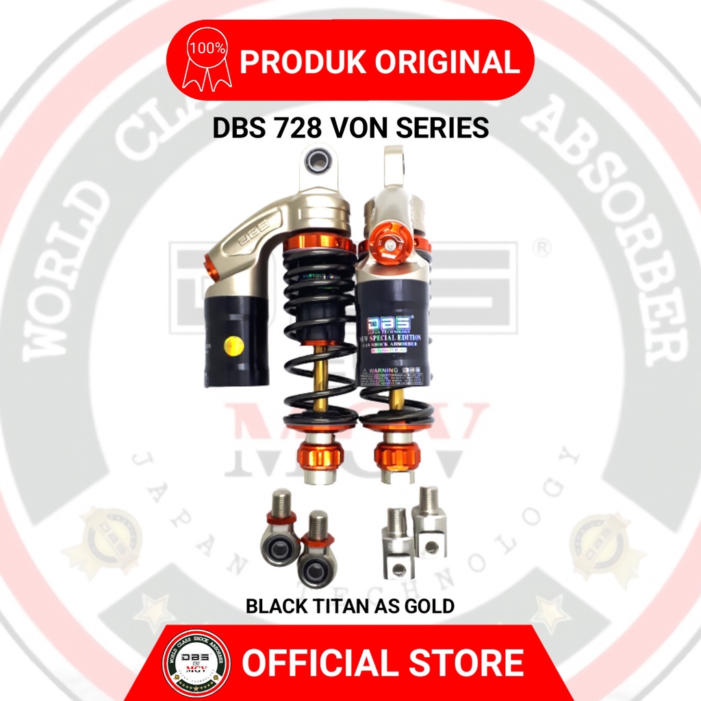 [ BISA COD ] Shock Tabung DBS 728 VON SERIES JUPITER Z Z1 VEGA R ZR LEXAM FORCE F1ZR CRYPTON