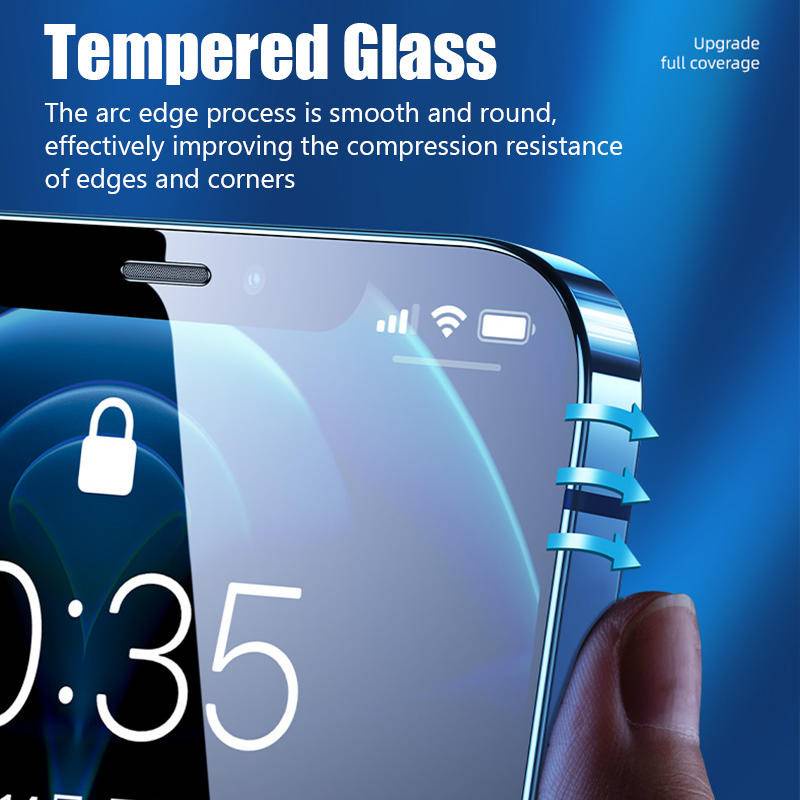 4pcs Pelindung Layar Tempered Glass Untuk Iphone14 13 12 11 Pro MAX Plus Kaca Pelindung Mini Untuk iPhone X XS MAX XR 7 8 6 6S Plus SE 2022 2020 14Plus 13Mini 12Mini