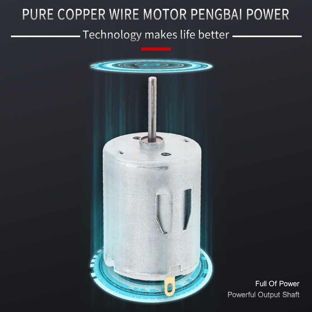 R280 Motor DC 12-24V 24000RPM Motor Mikro Kecepatan Tinggi Untuk DIY Mainan Mini Fans Juicer Pompa Air Kecantikan Instrumen Elektrik