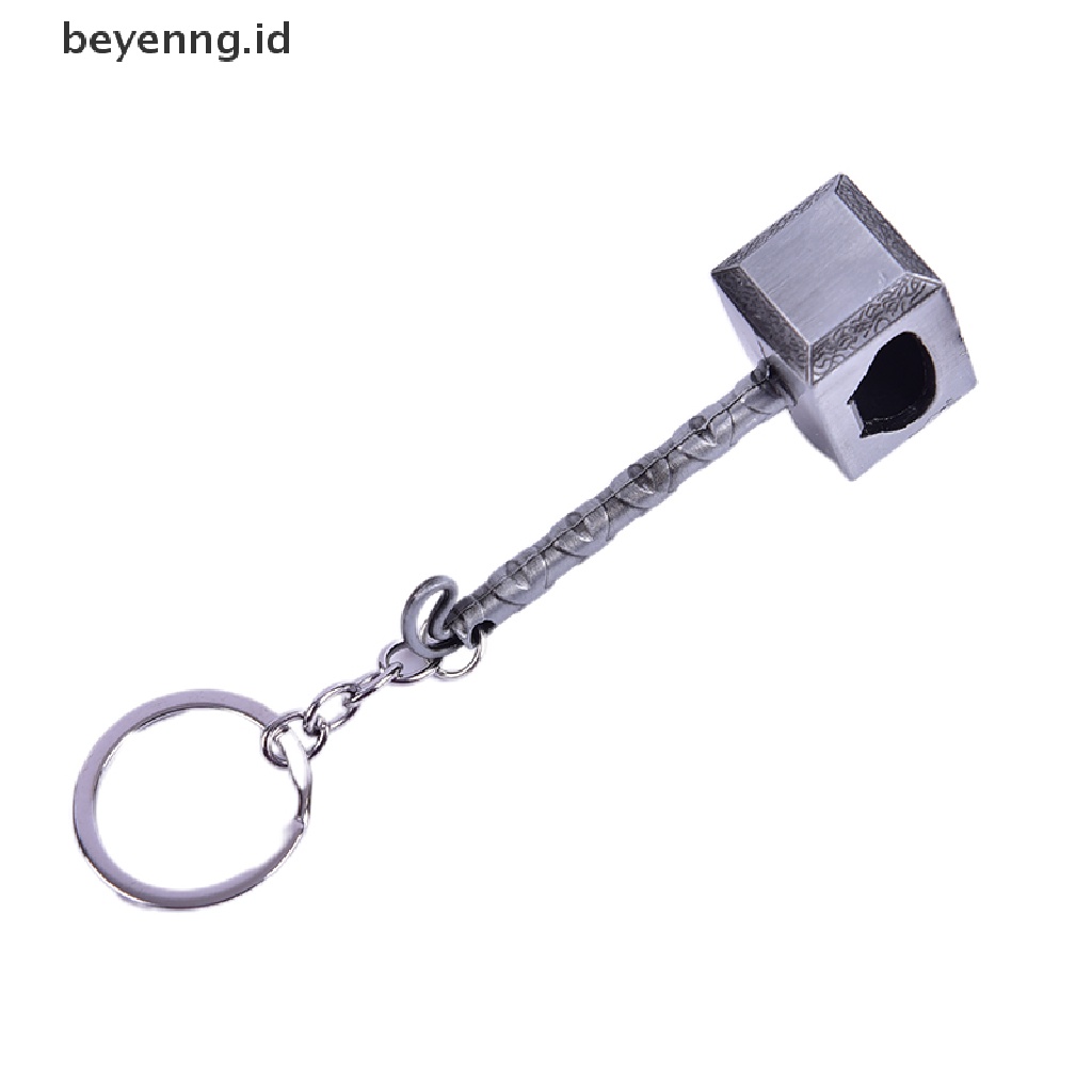 Beyen Silver Beer Bottle Opener Hammer Of Thor Shaped Pembuka Botol Bir ID