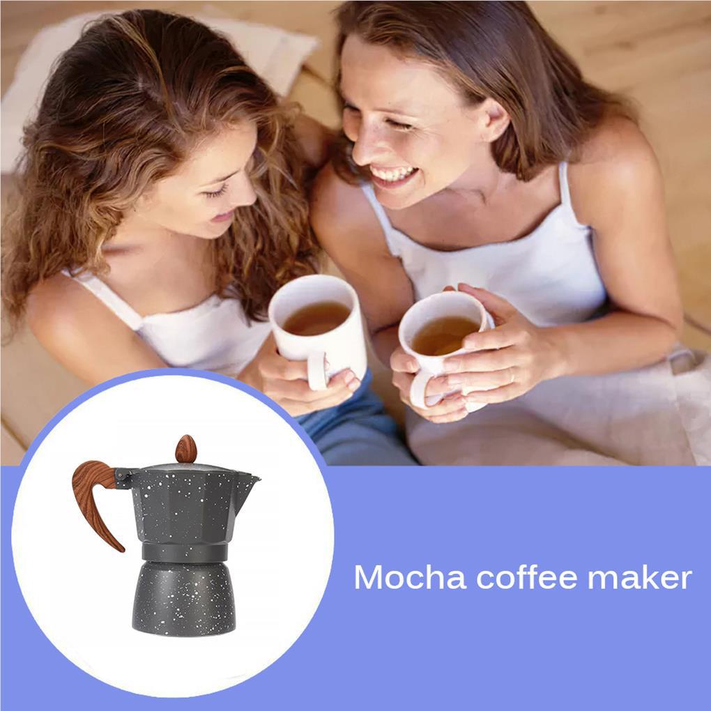 Alat Kopi Rumah Tangga Coffee Pot Espresso Portable Aluminium Mocha Machine Pot