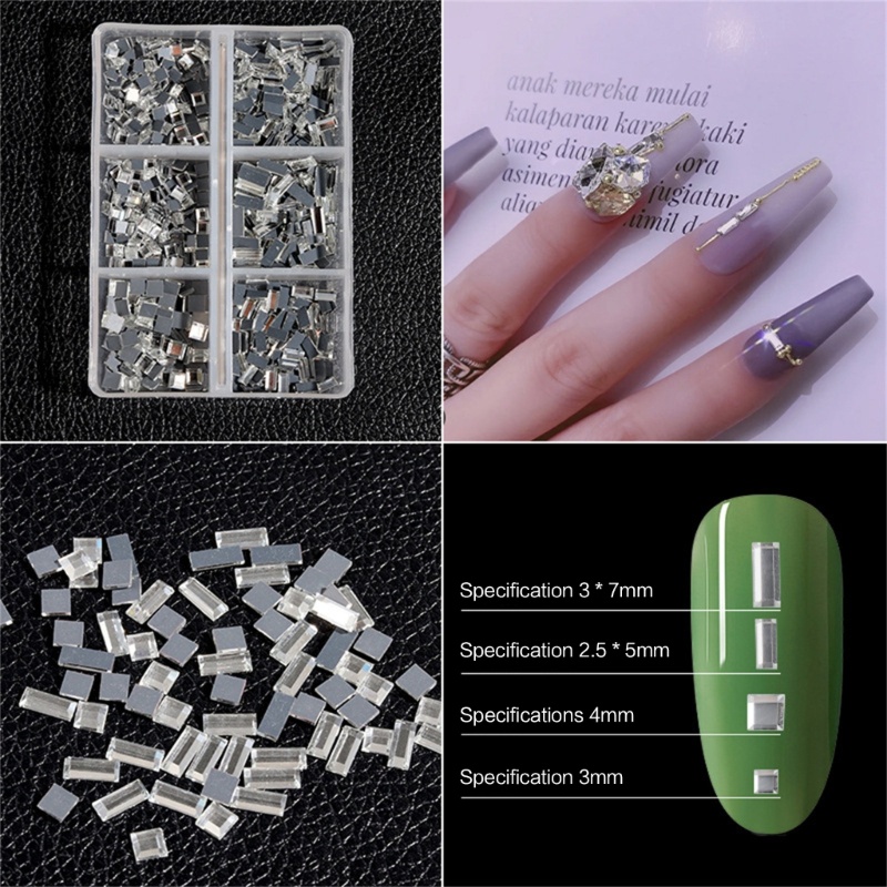 Siy Kristal Berlian Imitasi Untuk Nail Art Shiny Diamond Glitter Permata Pakaian Rumah DIY