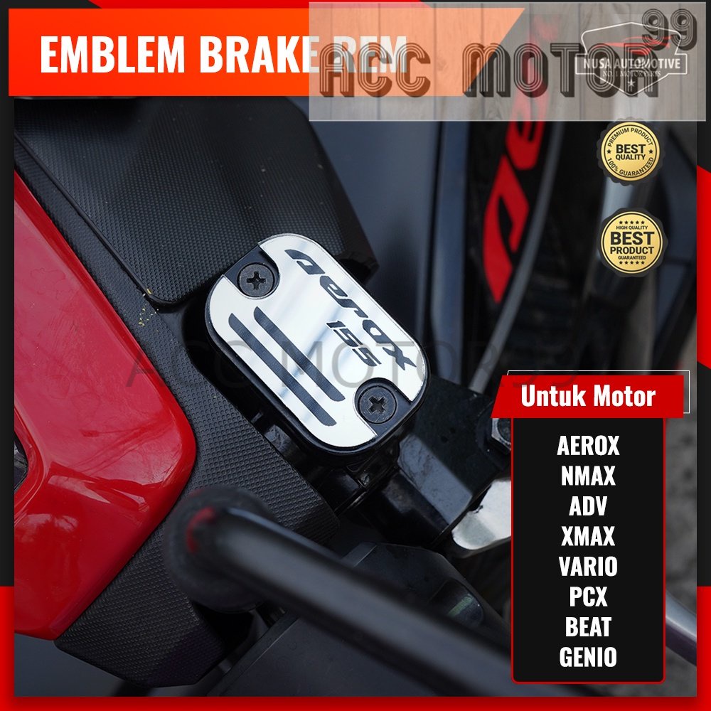 Emblem garnish minyak rem nmax aerox adv pcx beat scoopy vario genio