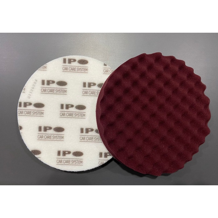 IPO Busa Poles Gelombang Wave Foam Pad 8 inch MAROON 195MM Cutting