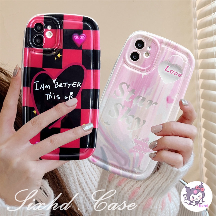 Untuk OPPO A77s A57 A17 A16 A15 A95 A96 A76 A74 A54 A53 A33 A32 A7 A3s A5s A12 A5 A9 A94 A92 A52 F11 Reno 6Z Fashion Star Sky AirBag Case Lembut Shockproof Pelindung Cover