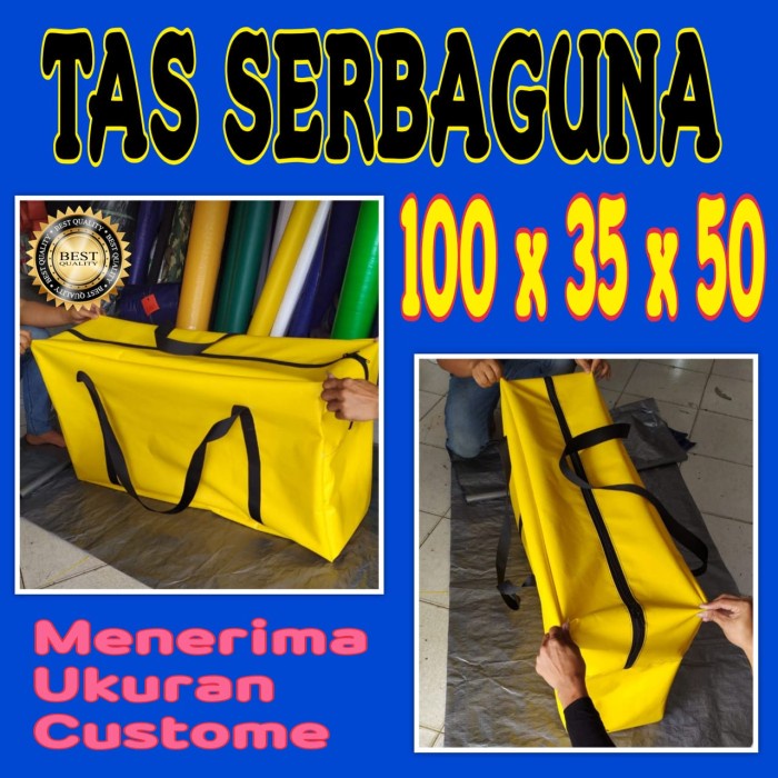 

⭐BISA COD⭐ TAS SERBAGUNA BAHAN SEMI KARET UK.100X30X50 CM