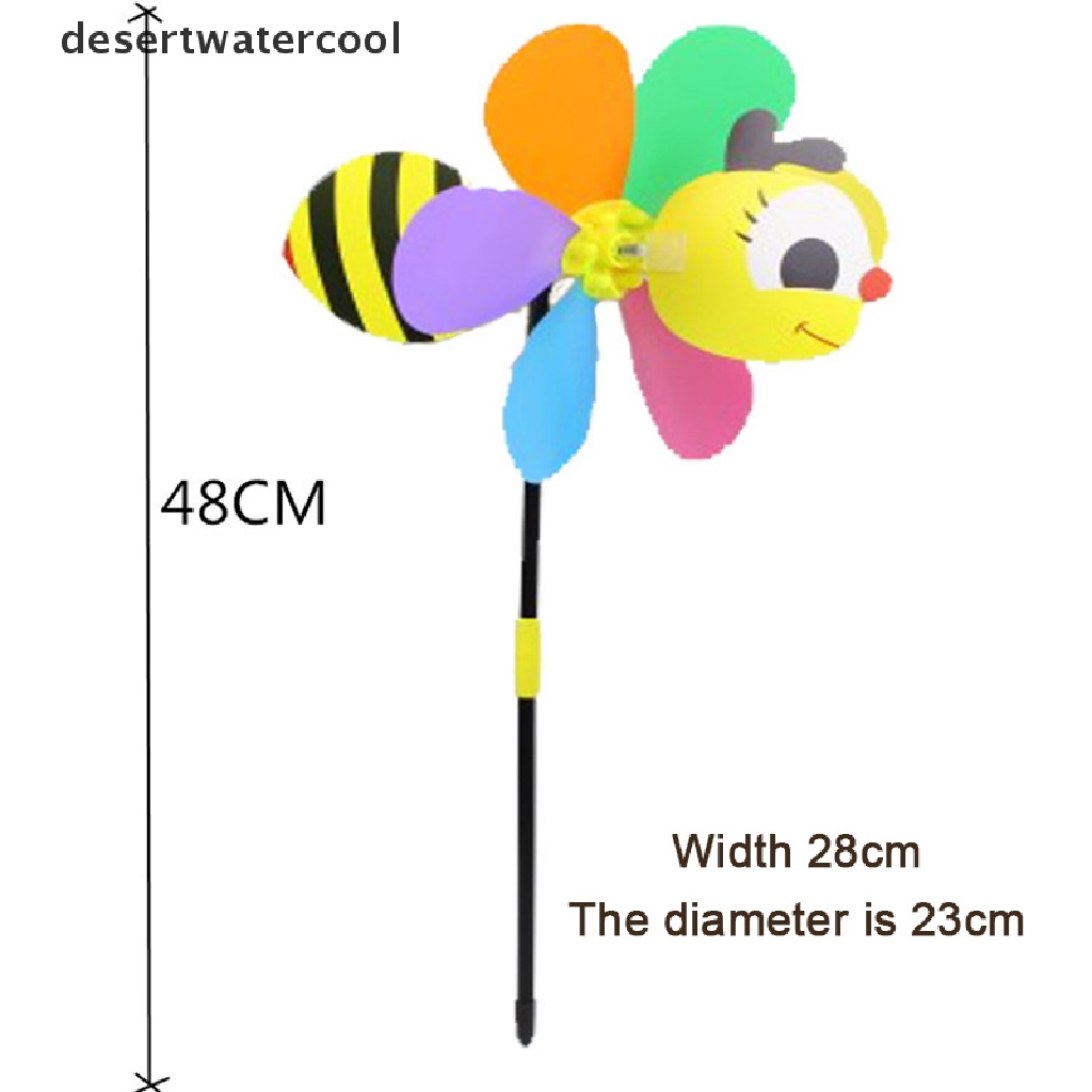 Deid Baru Jual 3D Besar Hewan Lebah Kincir Angin Wind Spinner Whirligig Yard Dekorasi Taman Martijn