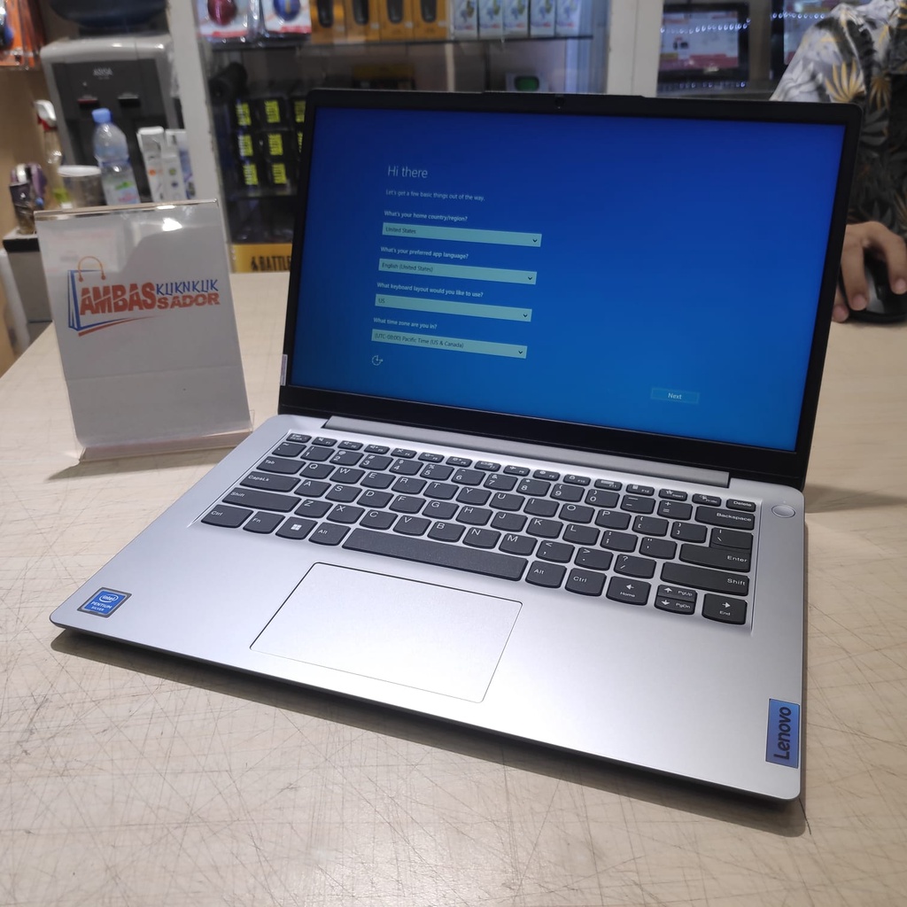 LAPTOP MURAH BARU LENOVO IDEAPAD SLIM 3i 15 N5030 RAM 4GB 512GB SSD FHD WIN11HOME GREY