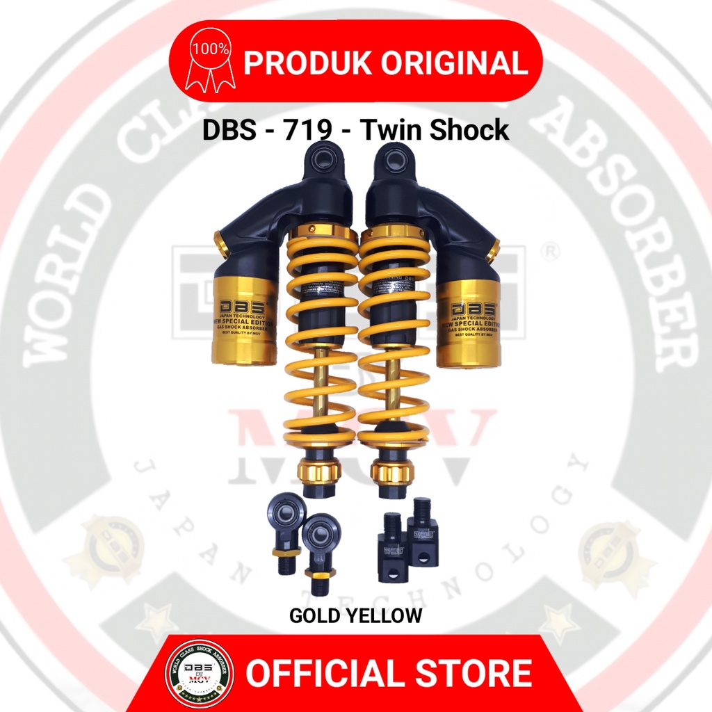 [ BISA COD ] Shock Tabung DBS 719 VON SERIES YAMAHA AEROX 155 NEW NMAX 155 2020 UP