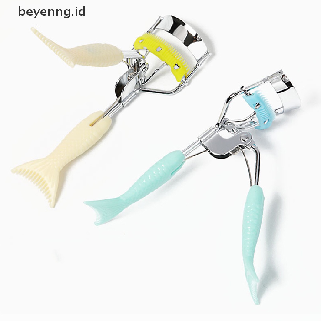 Beyen Sisir Penjepit Bulu Mata Gagang Lengkung Tidak Melukai Bulu Mata long-lasg curling ID