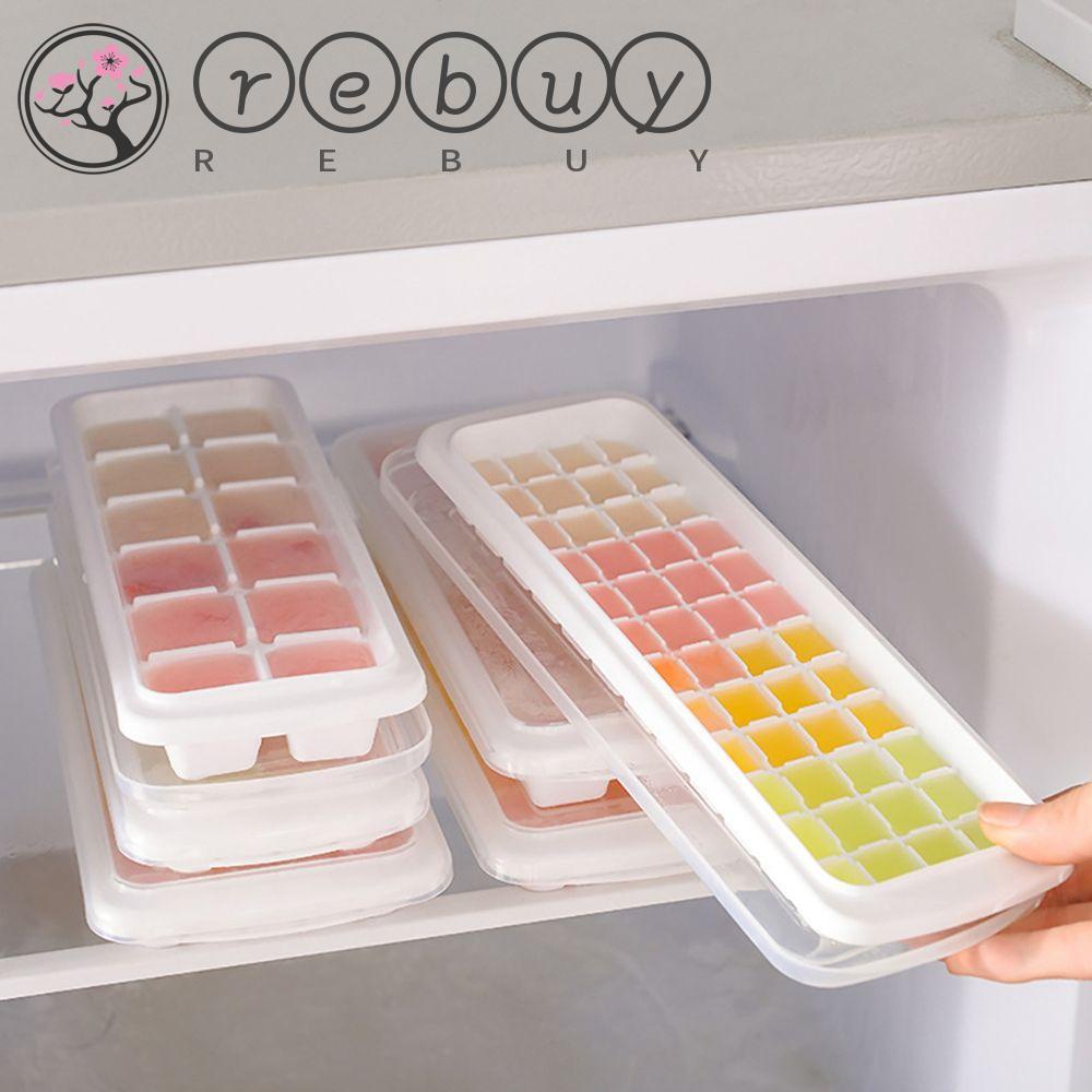 Cetakan Es Batu 12 / 48 / 60 Grids Dengan Tutup Untuk Alat Dapur