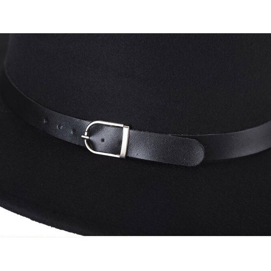 Topi Laken Jazz Vintage Fedora - FS-219 - Black