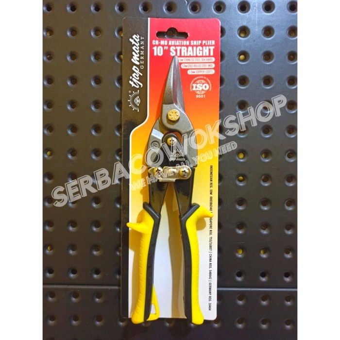 TJAP MATA Gunting Hollow Baja Ringan Gunting Seng 10&quot; CR-MO Light Duty