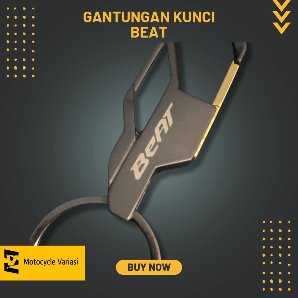 Gantungan Kunci logo Beat