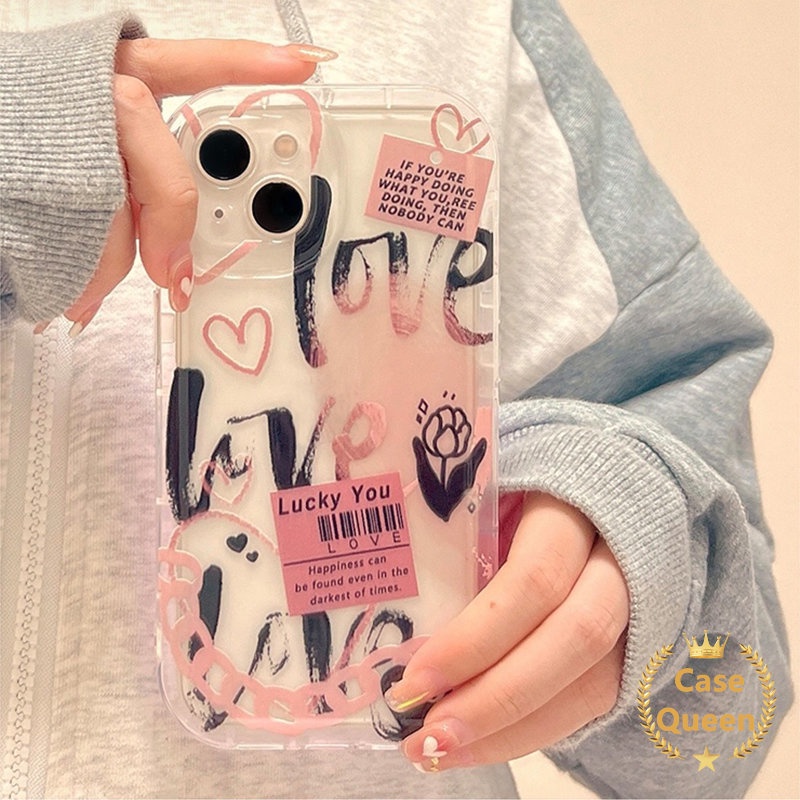 Comme des Garcons Flower Label Case Redmi Note11 11s 10s 10 9 Redmi 9C Nfc10 9T 9A A1 10A Note11 Note10 Note10 Note10s Note9 Kartun Graffiti Love Hati Lembut TPU Airbag Shockproof Cover