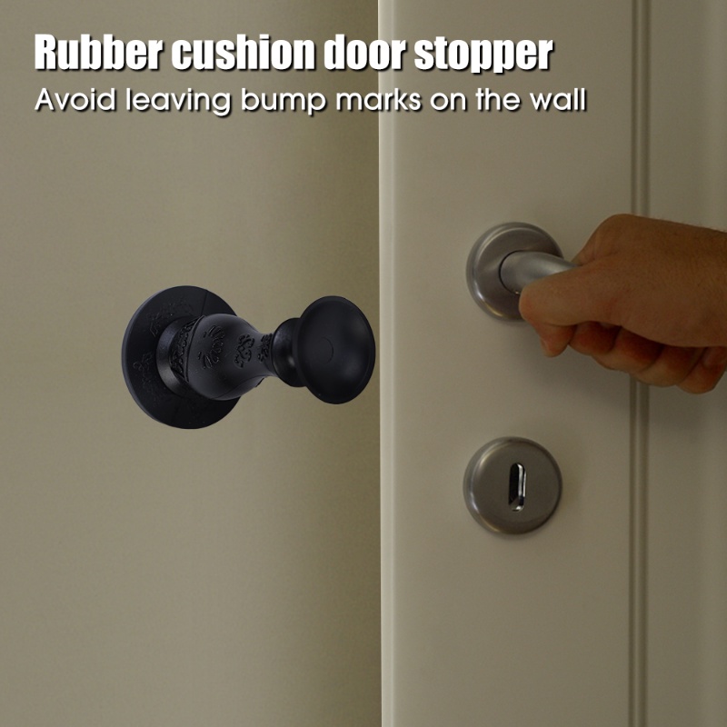 [Unggulan] Mute Anti-Tabrakan Doorstopper Dinding Lantai Anti Gores Pelindung Bebas Pukulan PVC Lembut Berhenti Pintu Lemari Jendela Tabrak Bantal Berguna Furniture Guard Aksesoris