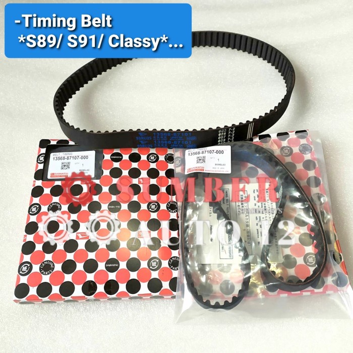 Timing belt sabuk timing tali kipas S89 S91 Classy